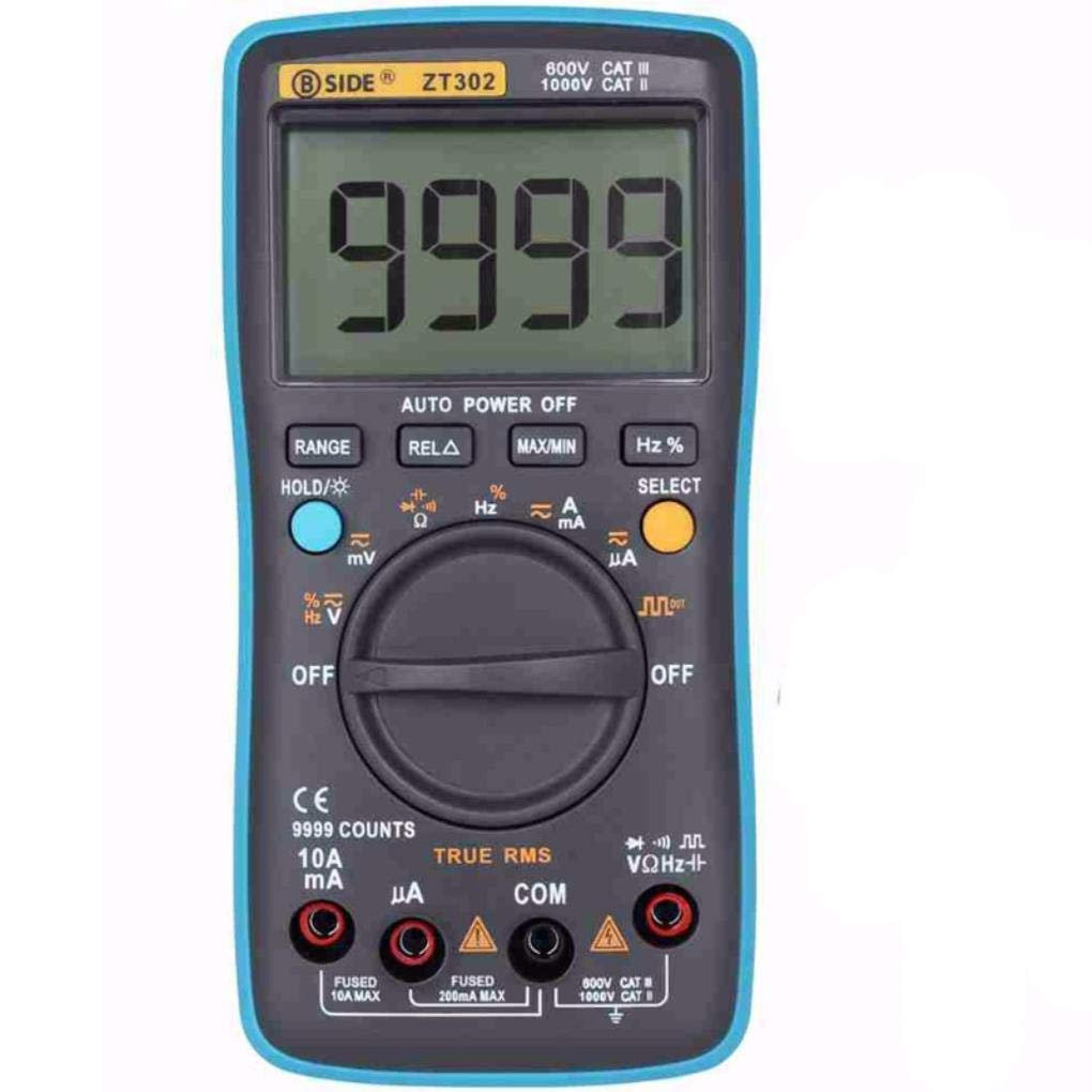 ZT302 True RMS Digital Multimetr 9999 Liczba wielofunkcyjna Tester temperatury napięcia AC/DC DMM Do laboratorium