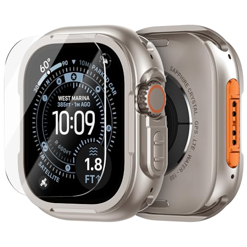 Coque Apple Watch Ultra 49mm Métal : Boîtier SOLOLUP pour Randonnée et Activités Outdoor