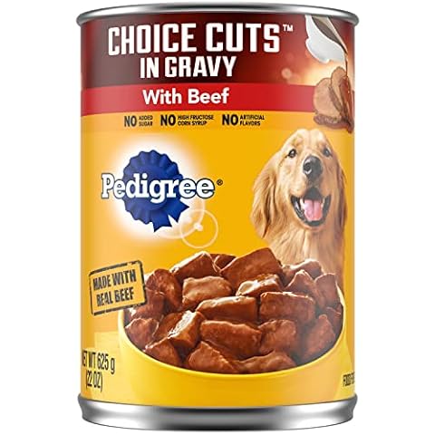 Pedigree Choice Cuts in Gravy Adult Canned Wet Dog Food with Beef Cover