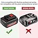Labtec 2 Packs BAT609 18V 6000mAh Lithium Battery Replacement for Bosch 18V Battery BAT609 BAT610G BAT618G BAT619 BAT621 BAT620 Cordless Power Tool Battery