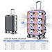 CUTEDWARF Scotland flag and american flag Baggage Box Fashion Protect Sheath Suitcase Skins Protective Cover