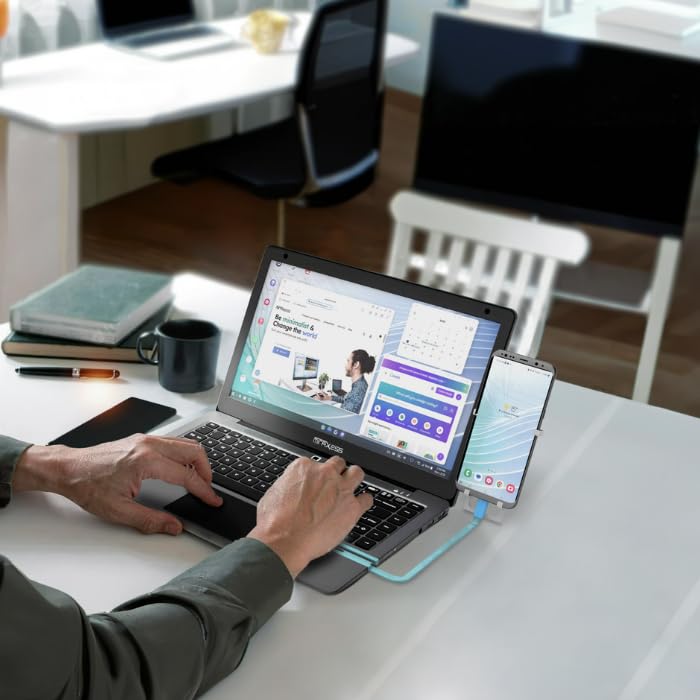 Amazon.co.jp: パソコン HTL MiraBooK アンドロイドに繋ぐだけ 13.3 