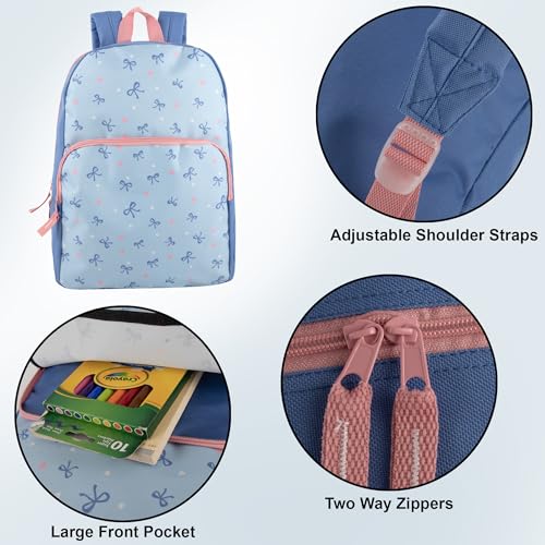 Image of Trail maker Classic 17 inch Backpacks with Adjustable Padded Straps | School Backpacks for Girls, Boys