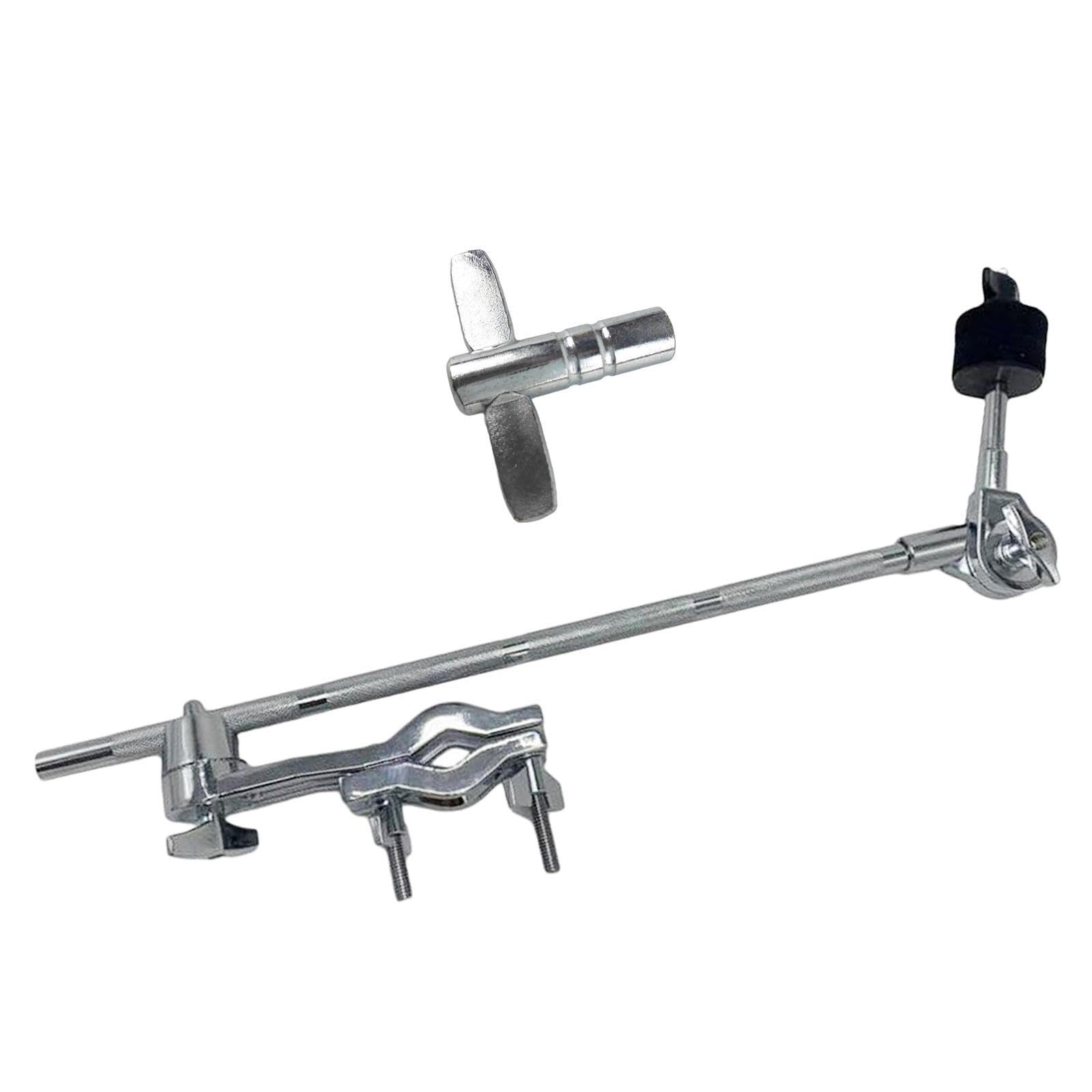 Abrazadera de extensión para soporte de platillos Fácil | Brazo ajustable Compatible con la mayoría de baterías estándar para una mejor ejecución Extensión de rack de batería