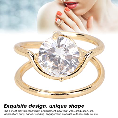 Rhinestones Fingernail Rings - Image 2