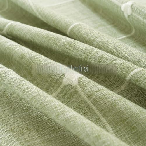 Plenmor Leinen Tischdecke Abwaschbar 180x135cm Baumwolle Tischdecke – Ansicht 3