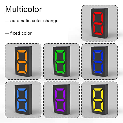 Solar House Numbers Sign: Solar Powered Address Plaque For Outside, Diy House Numbers And Letters, Ip55 Waterproof Rgb Address Number Light For Home Street Yard Driveway (1-Pack) #TOP1