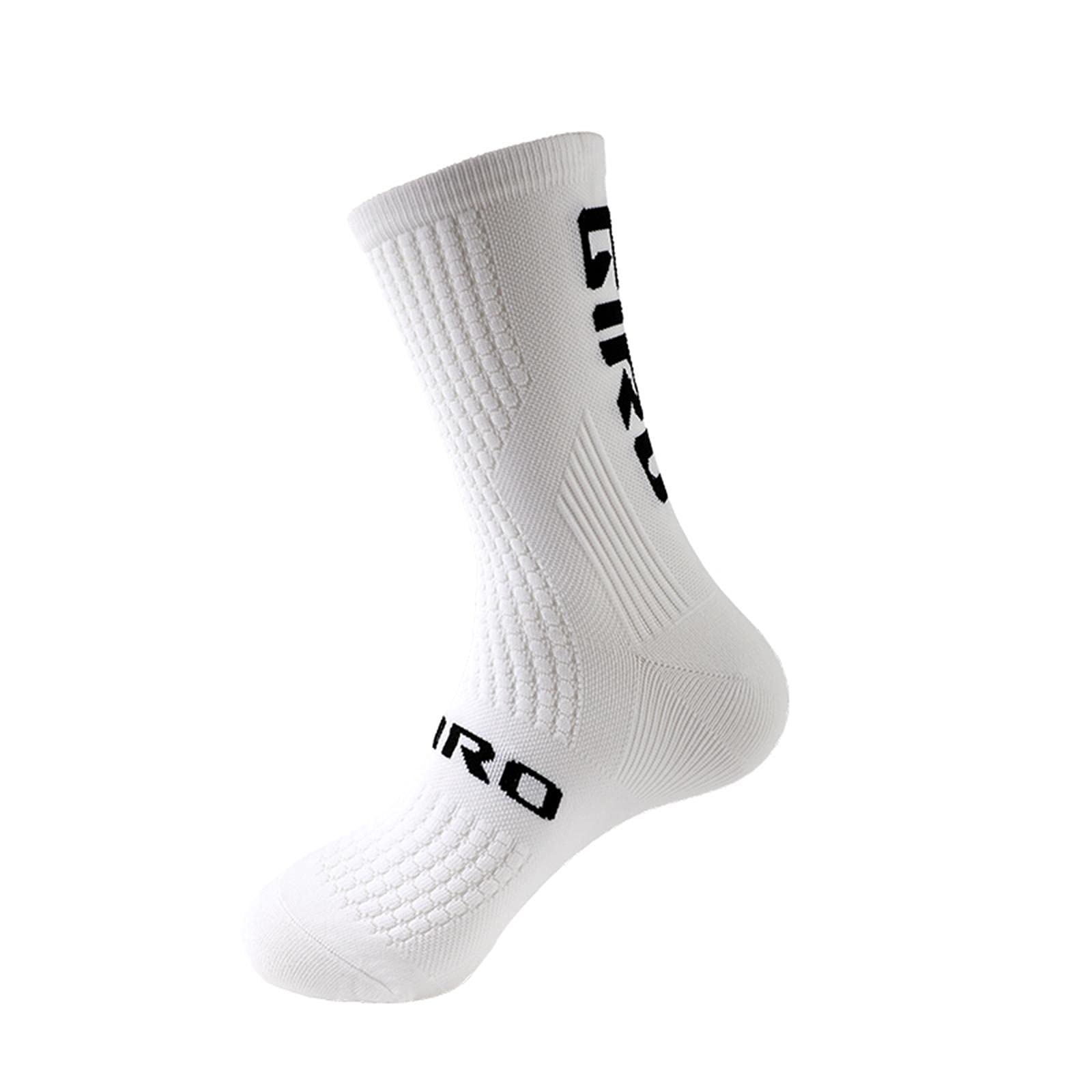UKKO Calcetines de Hombre Calcetines De Ciclismo Muslo Alto Calcetines Deporte Calcetines Corriendo Calcetines De Los Hombres del Baloncesto-I11-4 Pairs,Size 38-46