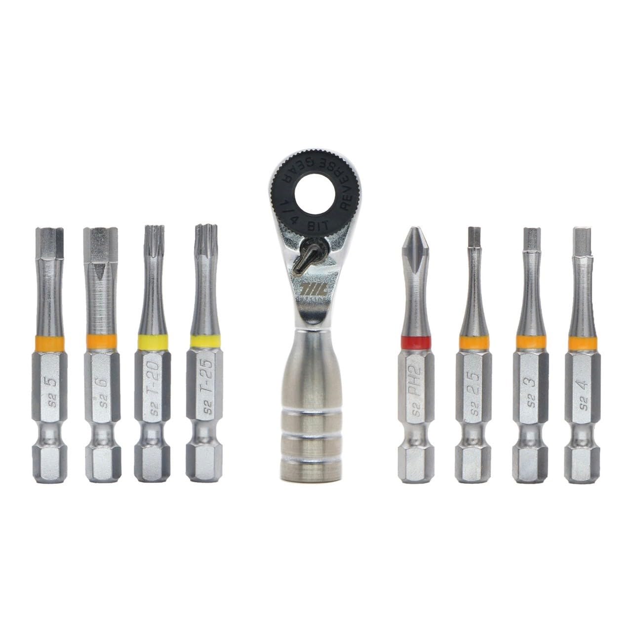 711L Mini Ratchet Wrench and 8 PCS 50mm Hex Bits Bundle - Amazon.com