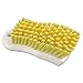 Boardwalk FSCBYL Scrub Brush, Yellow Polypropylene Fill, 6" Long, White