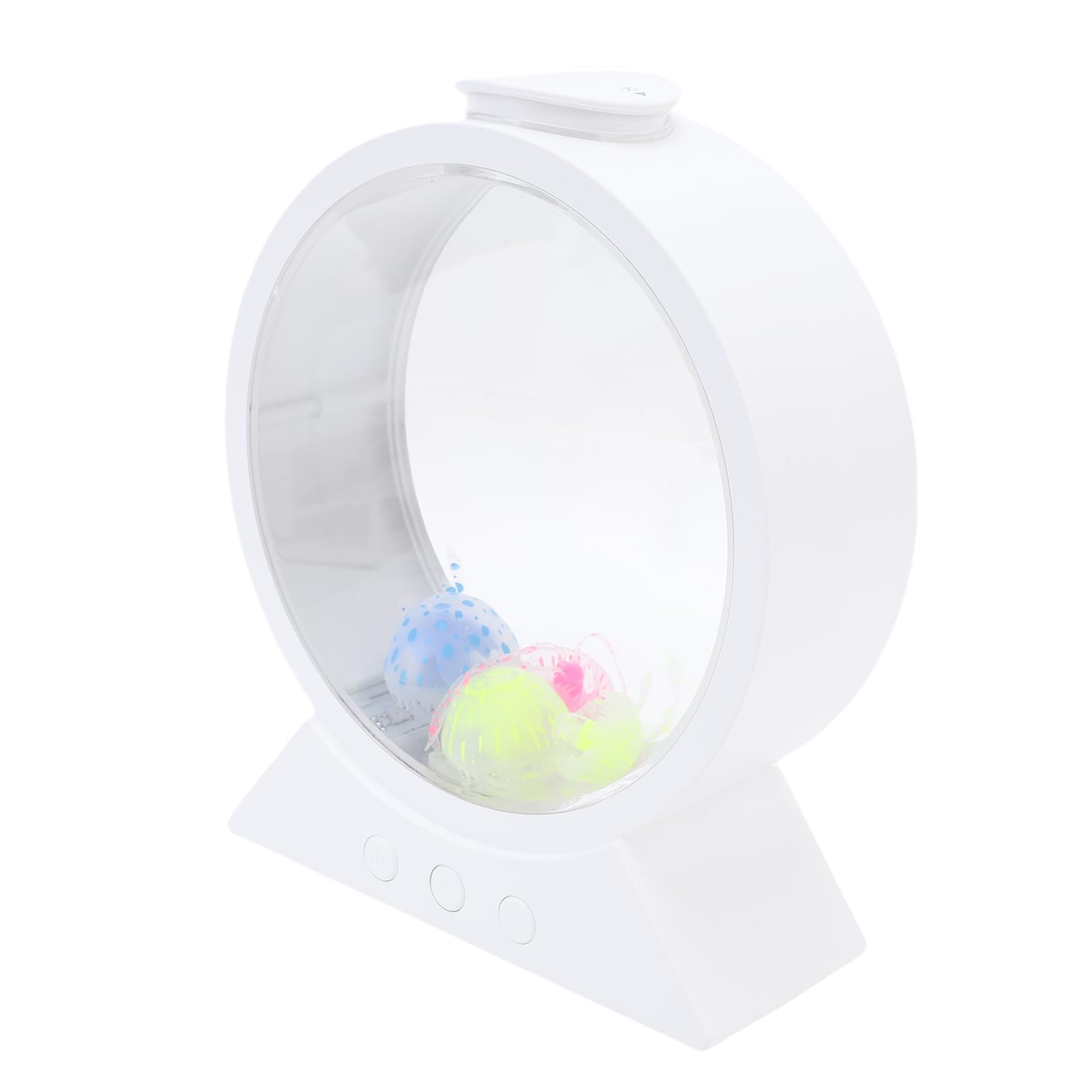 Elprico Lampada per Gelatine, Fritta di Gelatina Fantasy a LED, 7 a Colori Decorazioni per Lampada da Tavolo Jellyfish, Lampada da Notte di Rotonde per Bambini Grandi Regali per Bambini