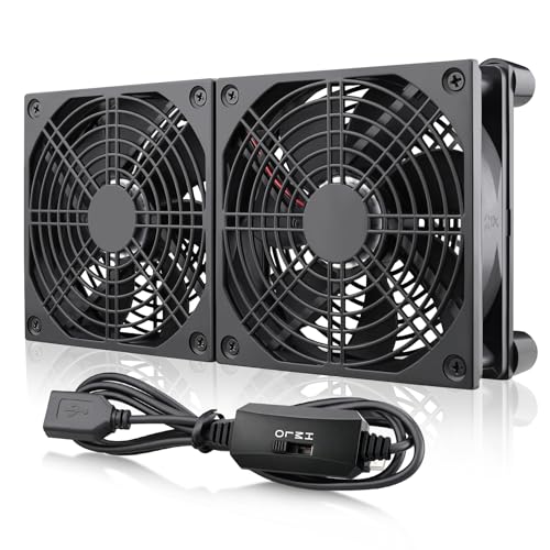 Wathai High Airflow USB Dual Fan