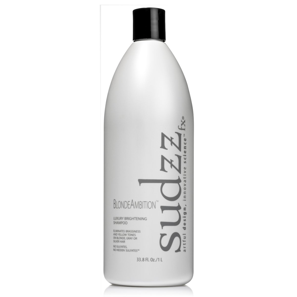 Blonde Ambition Luxury Brightening Shampoo for Men & Women - Sulfate Free for Color-Treated, Gray & Blonde Hair - Travel Size - 33.8 Fl Oz