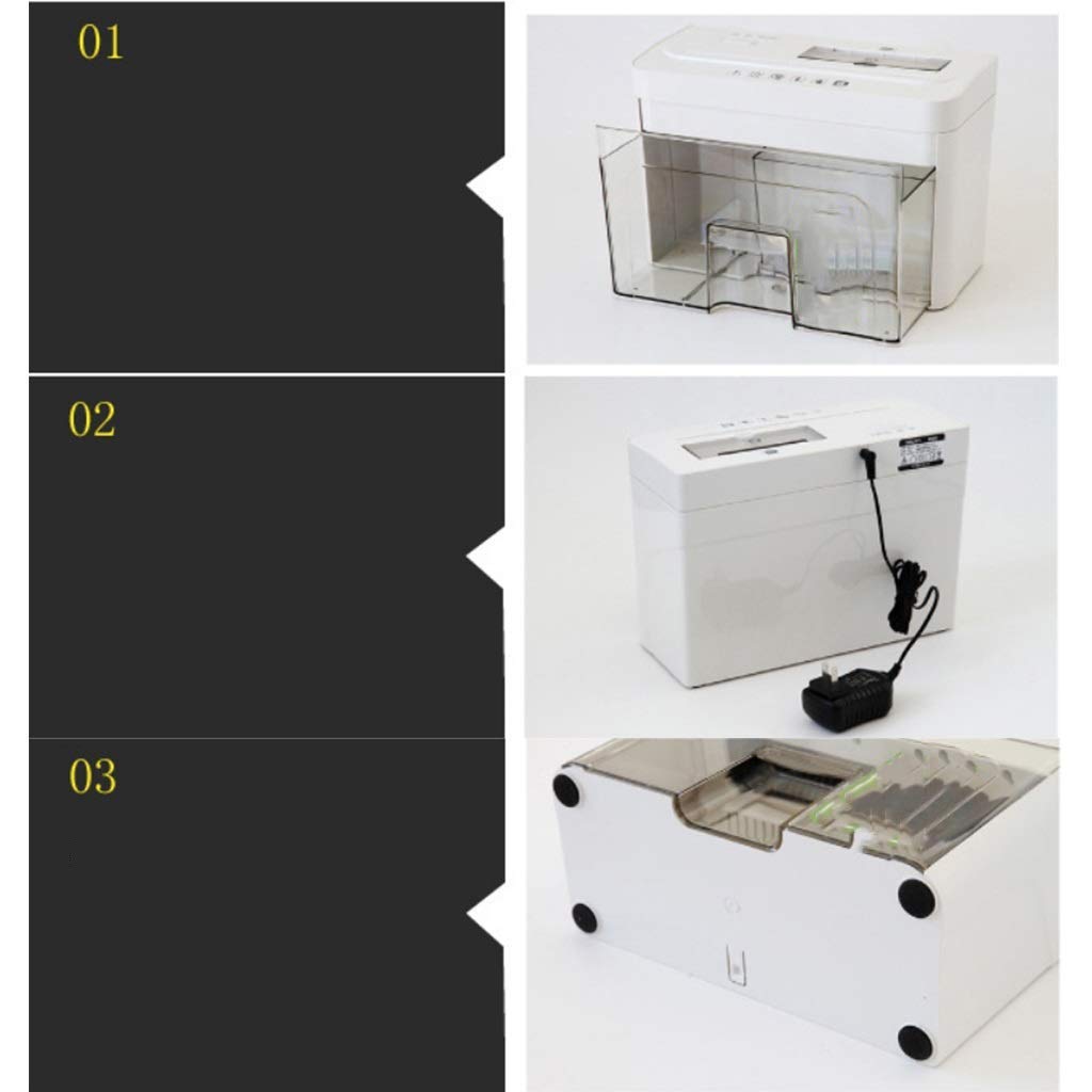 Documentos de Papel Mini Shredder- Electric Paper Shredder Home Office Shredder Mini trituradora de Papel de Corte trituradora de Papel Hecho a Mano de la Herramienta de Corte de la máquina