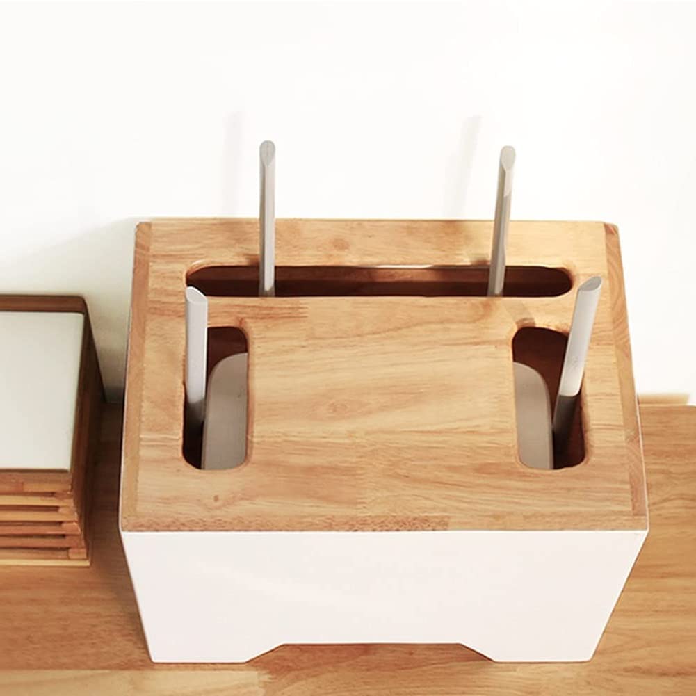 ❀❀❀Wifi-Router-Regal,Desktop-Deko-Box, Aufbewahrungsbox for kabellose Router – Router-Aufbewahrung, Wandregal, WLAN-Set, Rack-Top-Hängeboxen, Netzkabel-Buchse, Finishing-Box, Desktop-Aufbewahrungsbox,