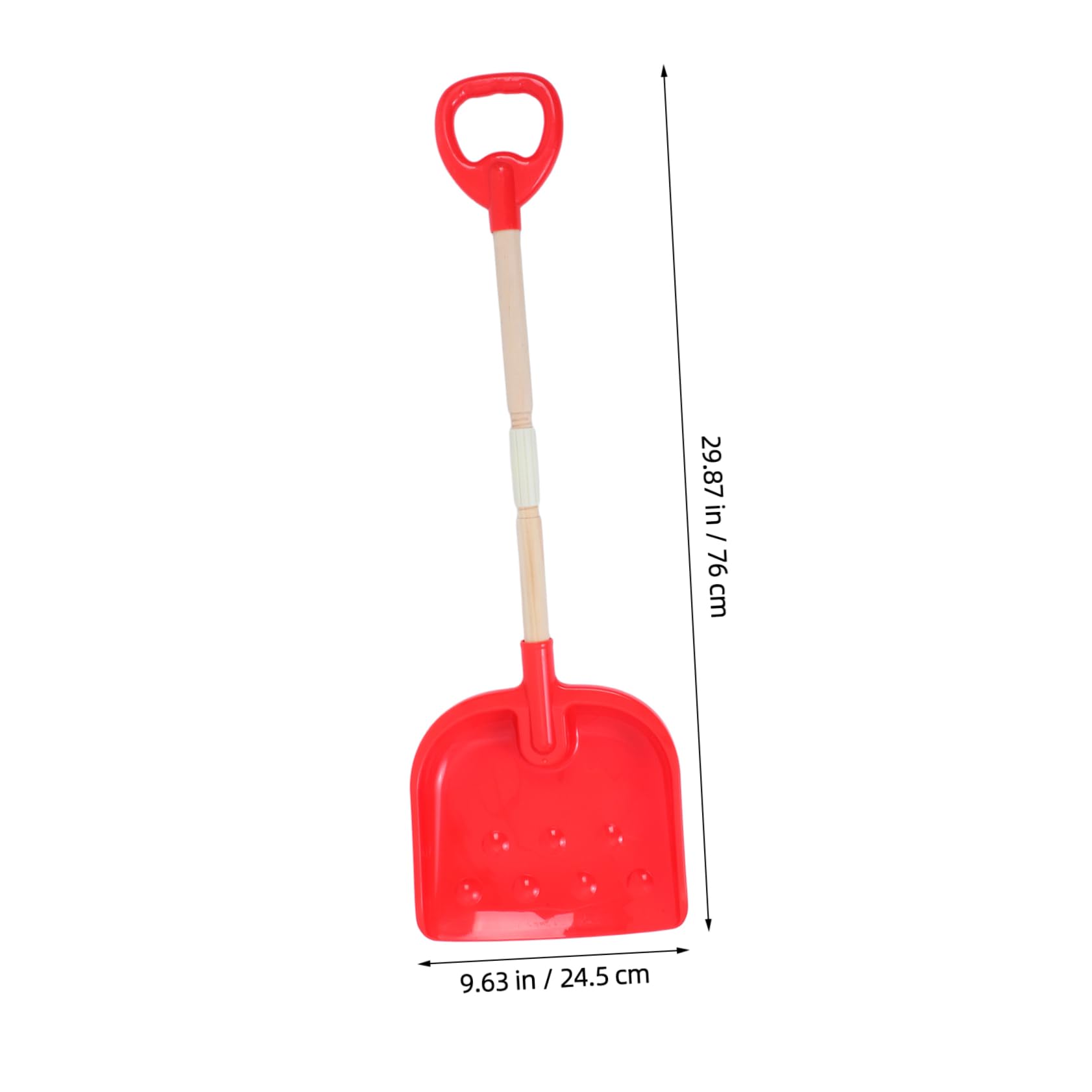Sosoport Detachable Handle Shovel Heavy Duty Plastic Snow Tool for Outdoor Fun at Beach Snow Portable Design for for Year Adventure Activities