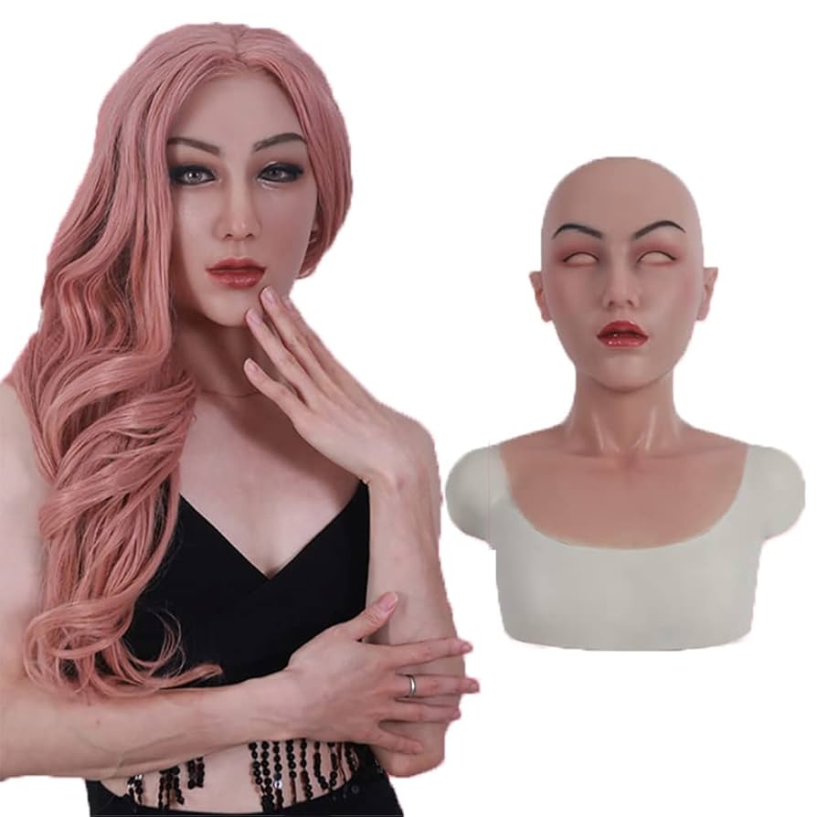 Amazon.co.jp: Bodydom フィメールマスク 女装 シリコン仮面