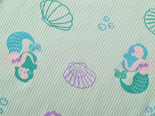 Beezizac Toddler & Little Girls Pajamas Cute Ditsy Floral/Strawberry Fruit Tee & Pants PJ Spring Set Kid Size 2T- 103