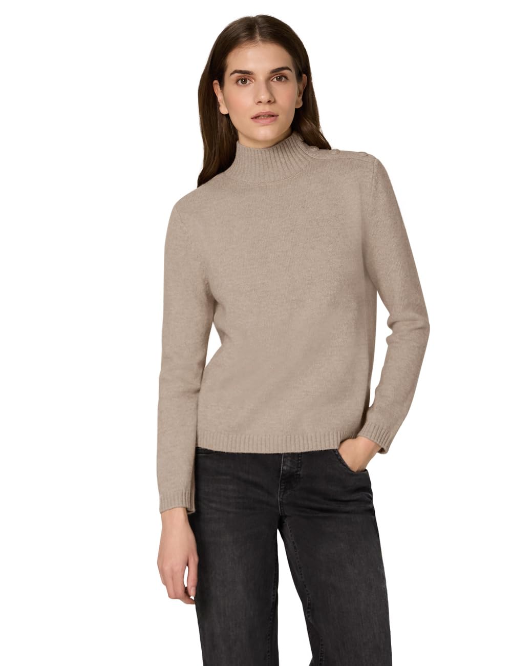 Street One Studio Damen Pullover mit Knopfdetail