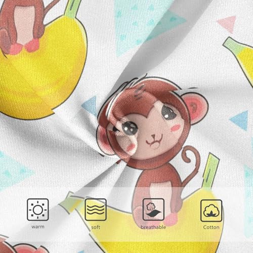 Florals Girls Underwear Toddler 2t Cotton Cute Panties Girl Cute Cartoon Monkeys Bananas Kids Undies Briefs3