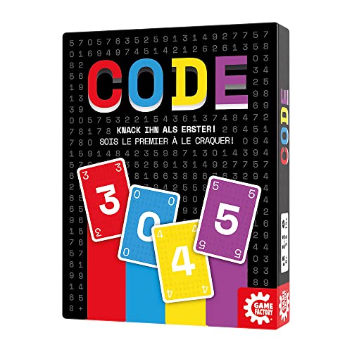 Game Factory 646301, Code, Kartenspiel für Erwachsene und Kinder ab 8 Jahren, 2-8 Spieler