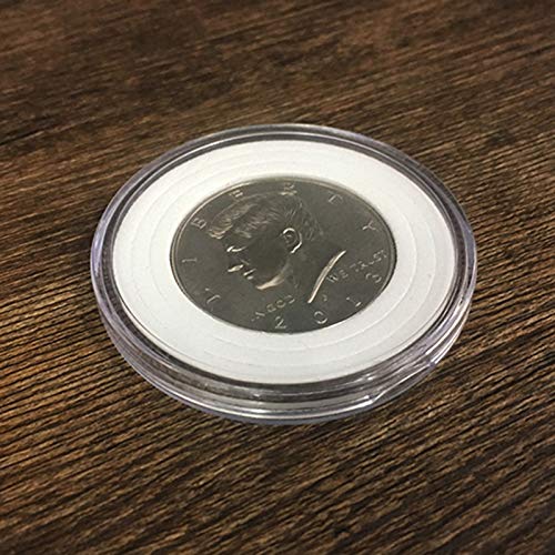 MOMOMAGE Magnetic Expanded Shell (Half Dollar) Magic Tricks Stage Magic Gimmick Illusion Props Appearing Vanishing Coin Magic for Magicians