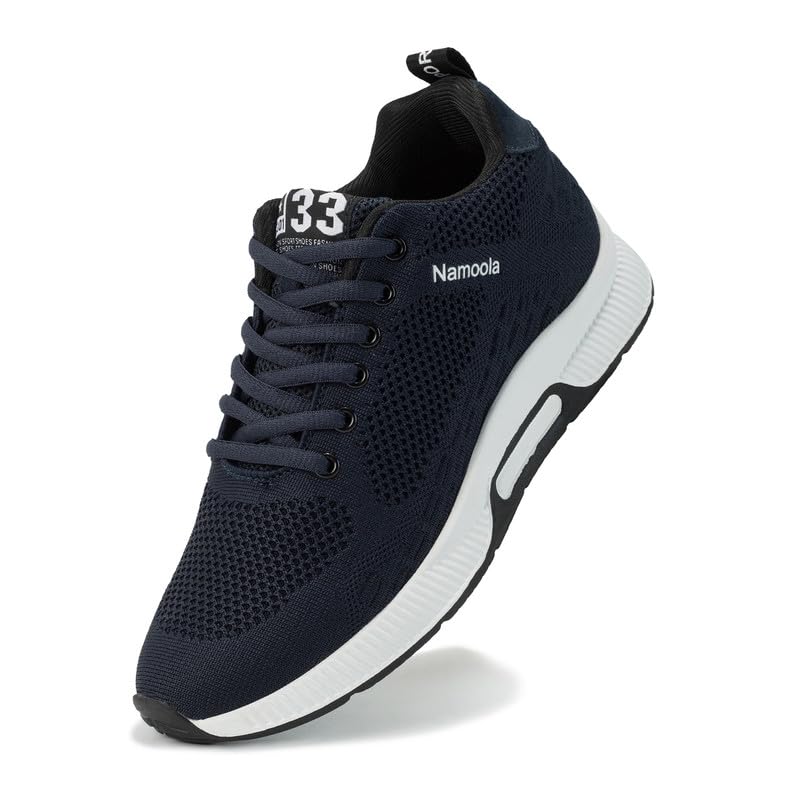 Image of Men's Invisible Height Increasing Elevator Shoes Lightweight Sport Shoes Height-Boosting Non-Slip Sneakers 2.4'' Taller