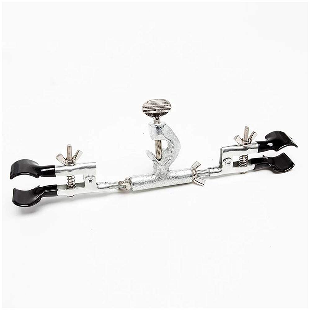 Buy 360° Rotating Flask Clamp Laboratory Burette/Test Tube Clamp Double