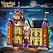 INSOON Magic School Building Set with Light, Easter 3 Style Modes Big Castle House Construction Model with Potion Shop, 1960 PCS Clock Tower Home Decor Building Blocks, Gift for Adults Boys Girls 12+