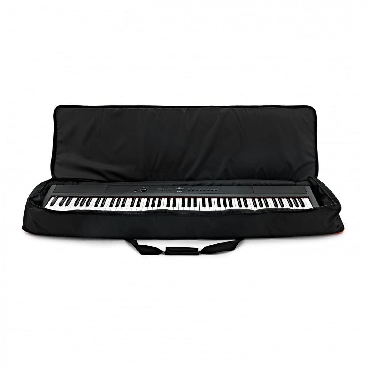 gear4music Funda de Transporte para Teclado de 88 Teclas | Dos bolsillos externos para accesorios, ribete reforzado evita roturas, dos asas y correa de hombro