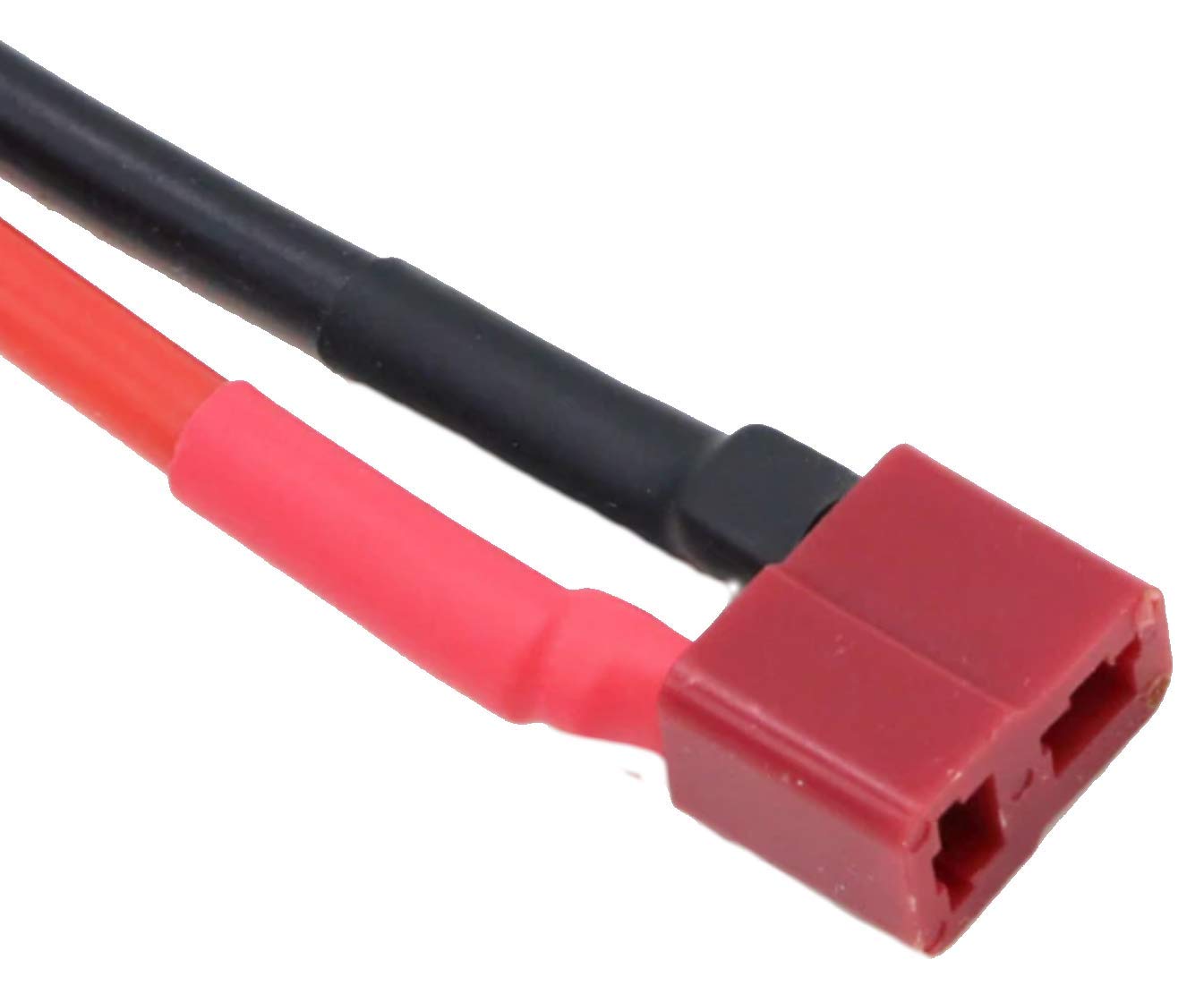 Alomejor – Lot De 2 Adaptateurs T-Plug Deans Vers Tamiya – Mâle/femelle, Câble 14 AWG, 5cm, Gaine Silicone, Pour Batterie RC