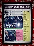 Hearts 4 Celtic 0 - 2017 Scottish Premiership - framed print