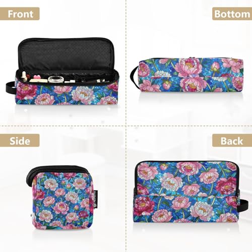 Organizador de Herramientas para Cabello 2 en 1 y Alfombrilla Resistente al Calor con Estampado Floral miniatura 5