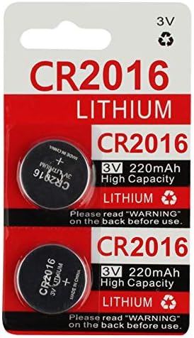 CR2016 Key Fob Remote Battery (2-Pack)