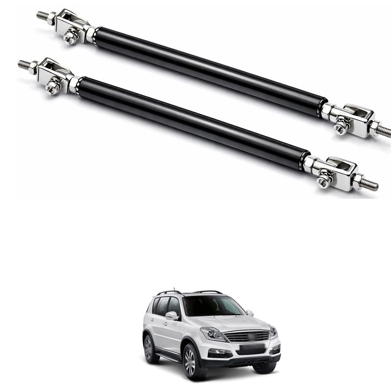 Adjustable Splitter Strut Rods, Car Front Bumper Lip Support Bars, Universal Bumper Splitter Diffuser Strut Tie Support Rods Compatible with Most Vehicles Comfortable with Ssang-Yong Rext-on-image-44