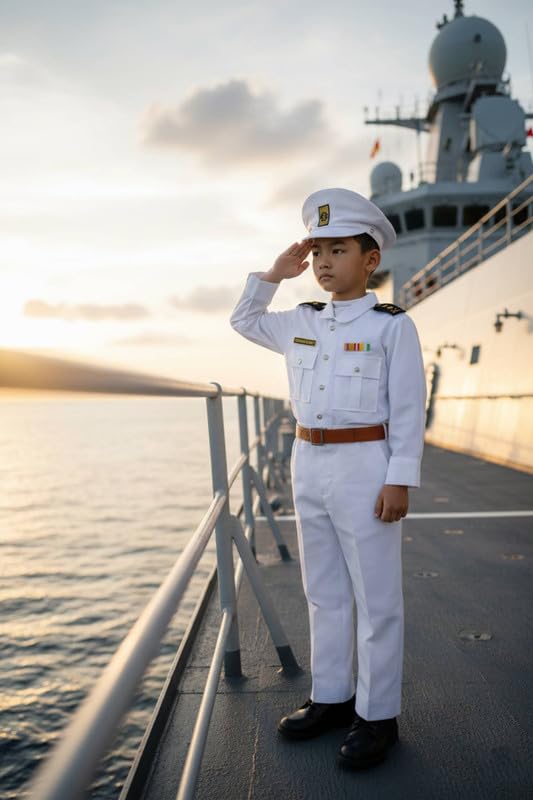Image of FancyDressWale Community Helper & Career Role Play Costume for Fancy Dress Pilot, Navy, Army, astronaunt, Police Costumes