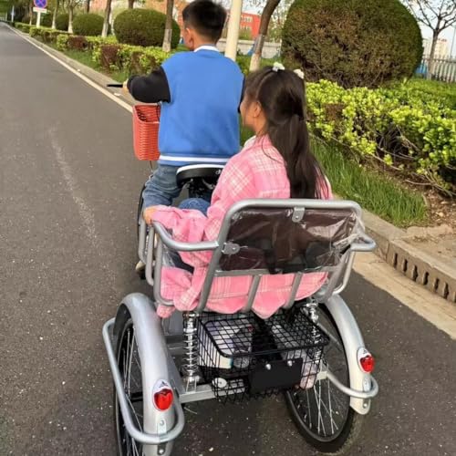 Triciclo para Adultos y Mayores 20 in Plata miniatura 4