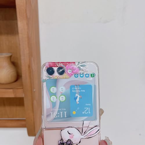 Coque Samsung Z Flip 5 4 antichoc protection rigide fleurs - 4
