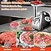 Mingfuxin Electric Meat Grinder, 2800W Meat Mincer & Sausage Stuffer, Food Mincer Machine with 3 Stainless Steel Grinding Plates, Household Sausage Meat Patty Maker for Home & Commercial Using