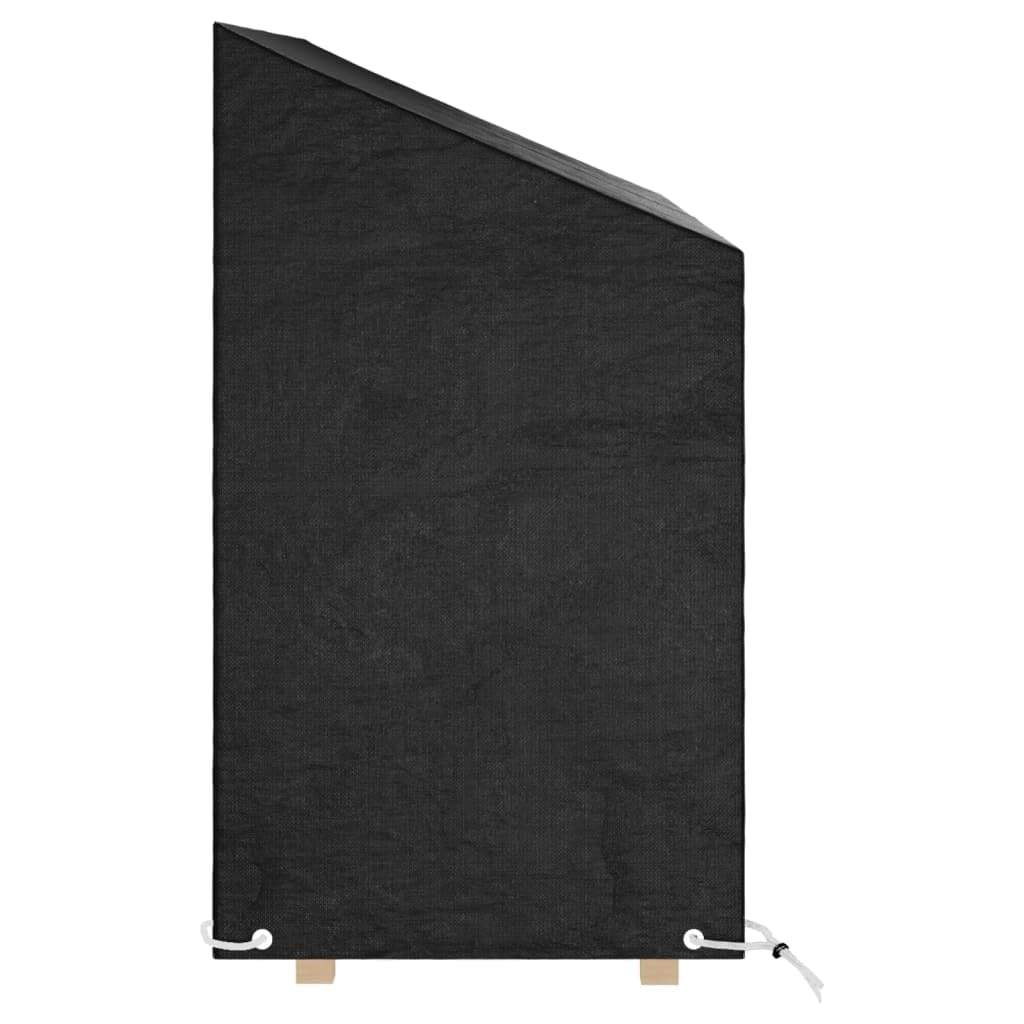 Abdeckung für Gartenbank wasserfest und UV-beständig aus Polyethylen mit 8 Ösen, 160x70x70/88 cm, wetterfeste Schutzhülle für Gartenmöbel Terrasse Balkon, atmungsaktive
