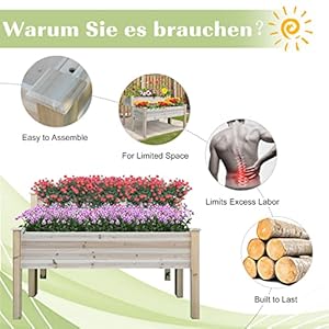 Outsunny2tierraisedgardenbedelevatedwooden2boxplantergardeninggrowstandplantingbedforflowersvegetablesherbnatural Urban Country Home Decor Outsunny 2 tier raised garden bed elevated wooden 2 box planter gardening grow stand planting bed for flowers vegetables herb natural urban country home decor