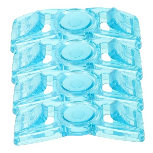 Sosoport Swimming Goggles Clasps Set 4pcs Plastic Buckle for Swim Goggles Clip Secure Head Strap Lock Universal Fit Accessories Sky-blue
