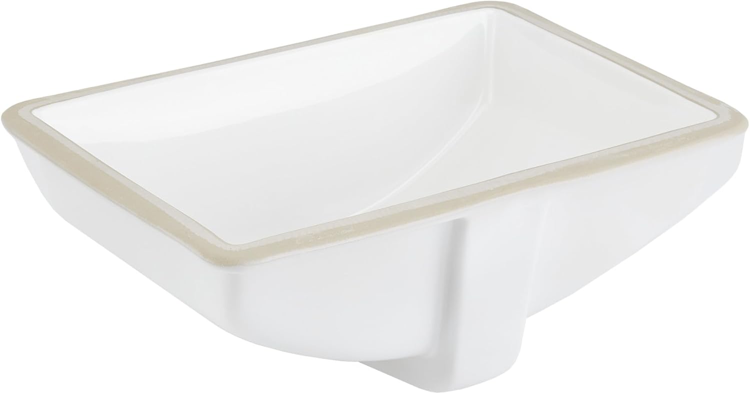Signature Hardware 447959 Myers 21" Vitreous China Undermount Bathroom Sink - Glazed Underside