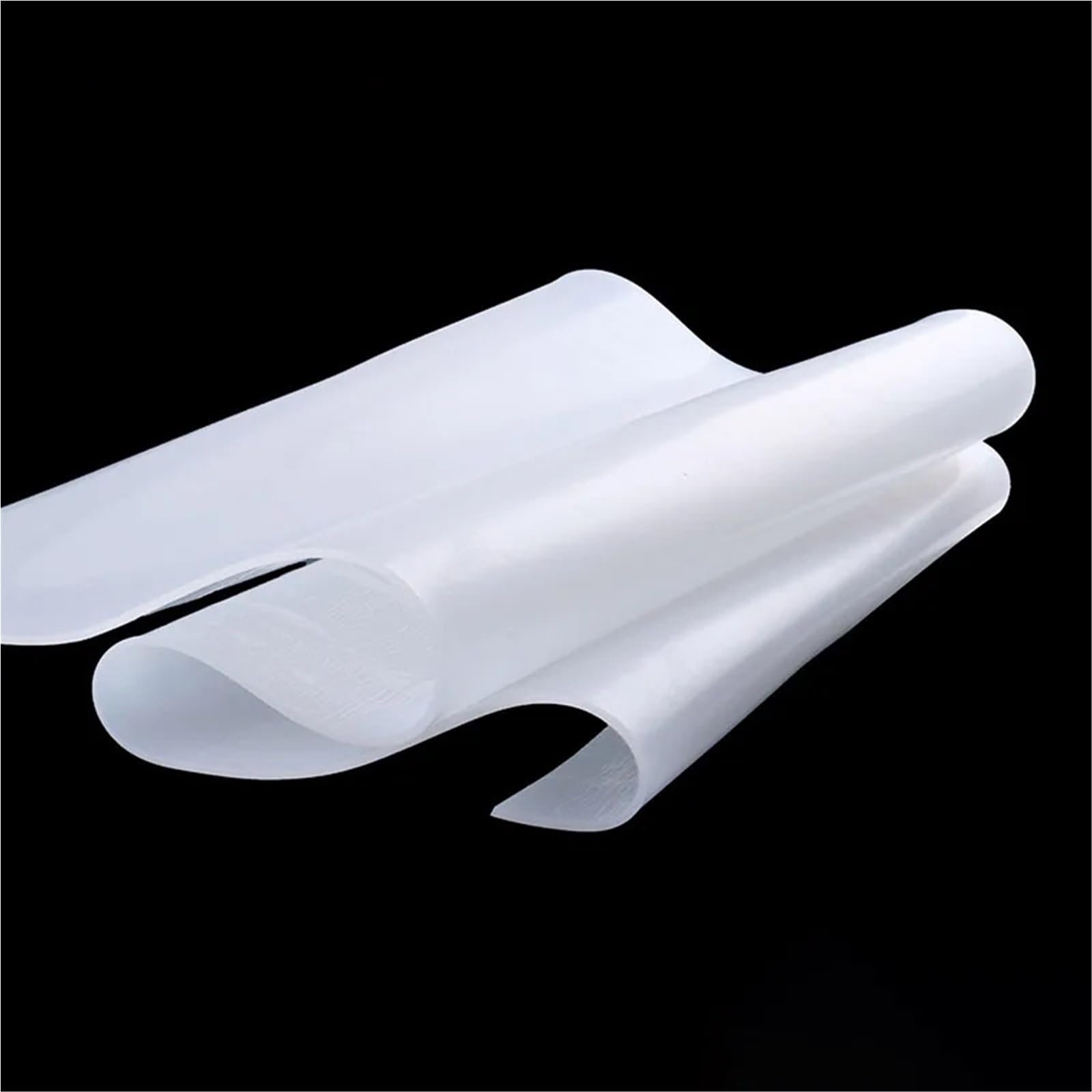 1 weißes quadratisches Silikonpad – leichte Silikonplatte zur Automobilabdichtung/-isolierung, 50–500 mm Breite(500x500x1.5mm)