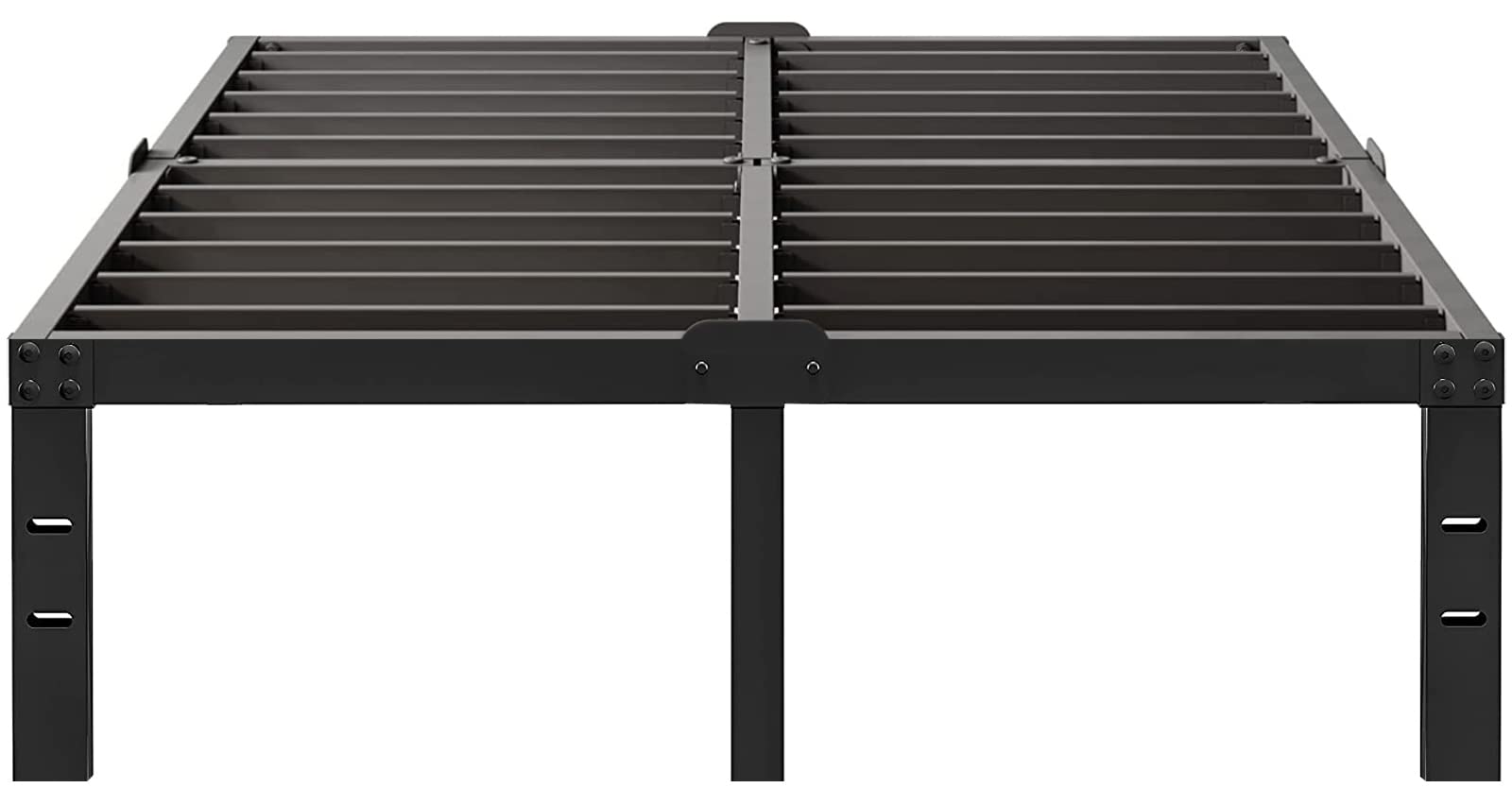 Kilyssa 14 Inch Queen Bed Frame, 3500lbs Heavy Duty Steel Slats Support