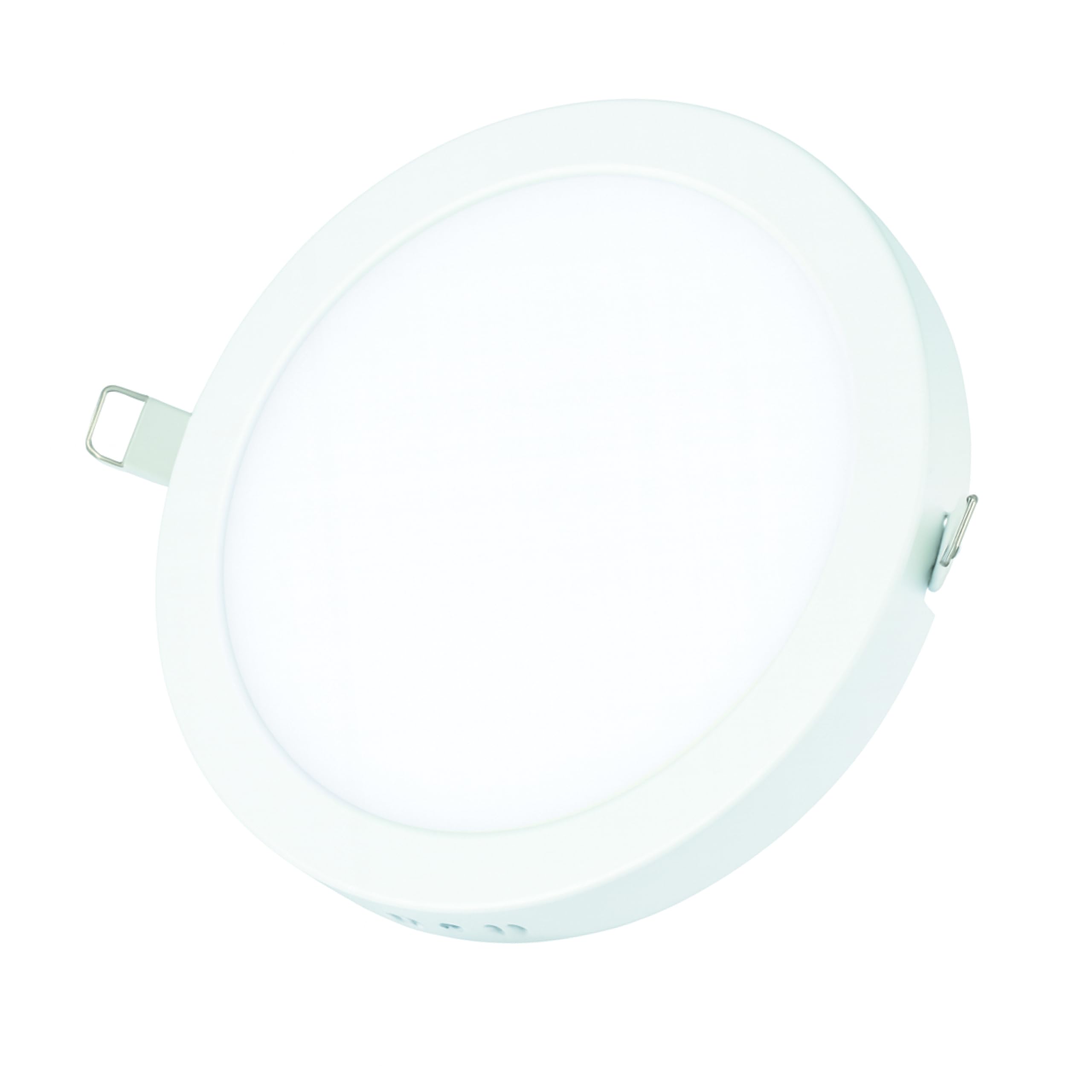 Status 9 W 720 Lm Surface-Mount Round LED Panel Light 16 cm Daylight 6500 K Pearl Ceiling Fixture for Kitchen Office Workshop, 1 Pack (9SLPSM161DL1PK6)