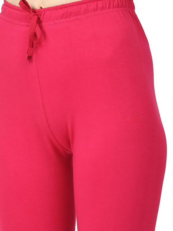 Image of Robinbosky Cotton Churidhar Leggings for Women - Stylish, Stretchable & Flattering Fit for All-Day Comfort