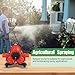 12V Pump, 5.5gpm-10amp-60psi, Chemical and Corrosion Resistant, Compatible with Roundup, Diaphragm Pump with Pressure Switch and Self-Priming for Agricultural Spraying, Rv, Boats, Etc