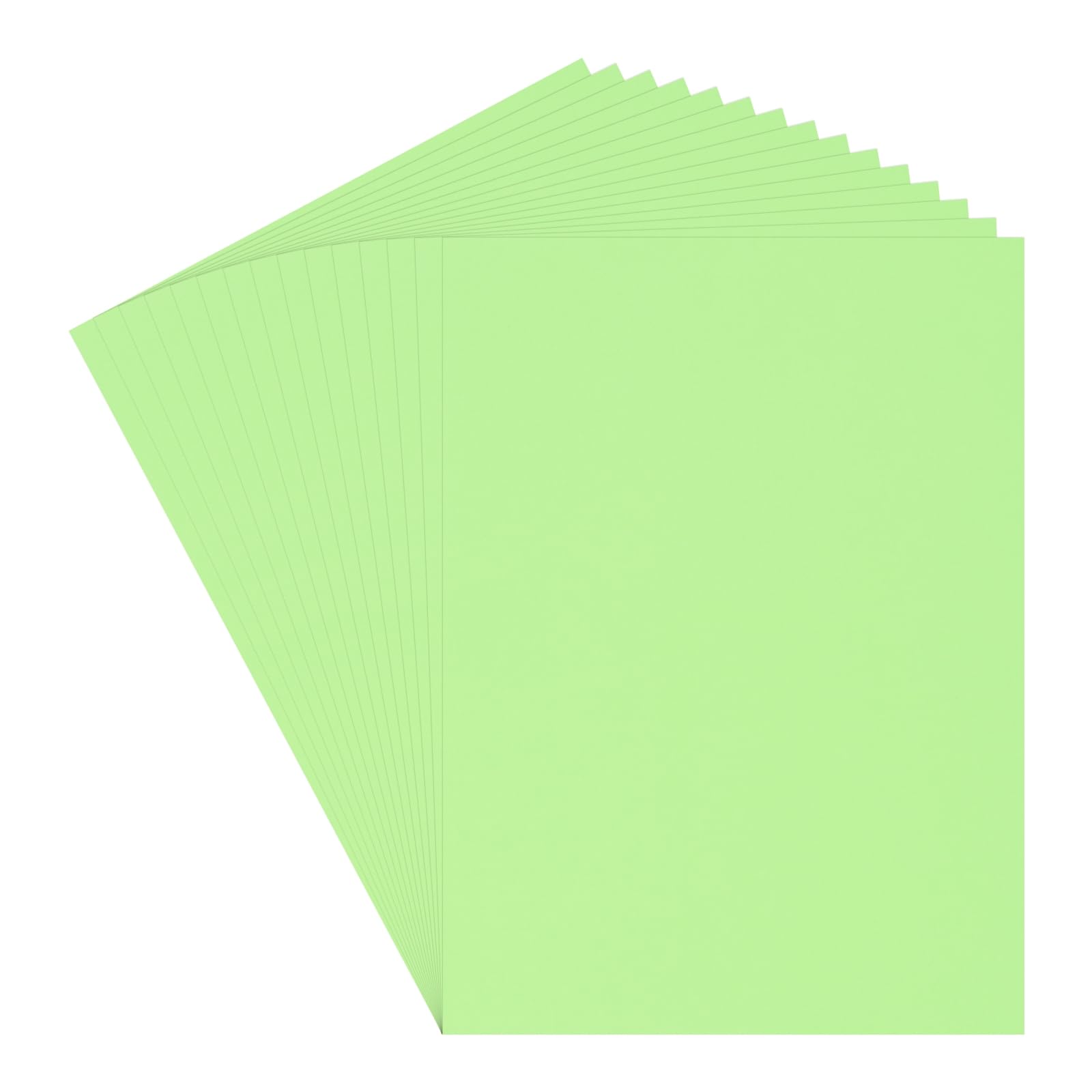 MECCANIXITY 30 Sheets Light Green Cardstock 20" x 15", 200gsm/75lb Thick Card Stock Printer Paper for Crafts, Invitations, Card Making, Scrapbooking,