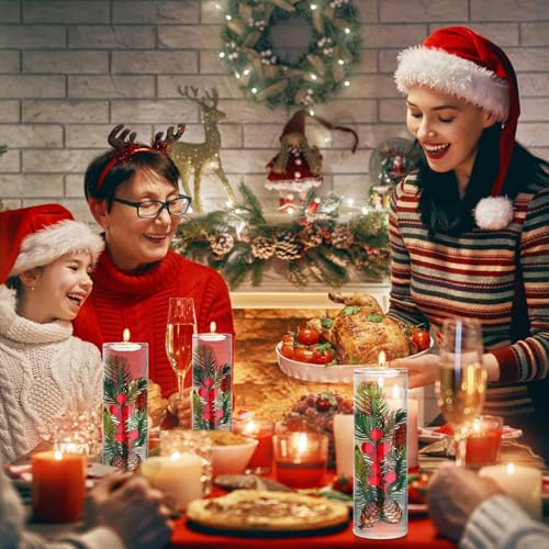 Ramas de Navidad para jarrones con tallos moldeables y bayas 8